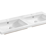 Double washbasin 121 cm