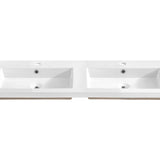 Double washbasin 121 cm