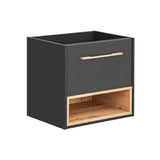 Washbasin base cabinet Gray Oak 60 cm - Bianca